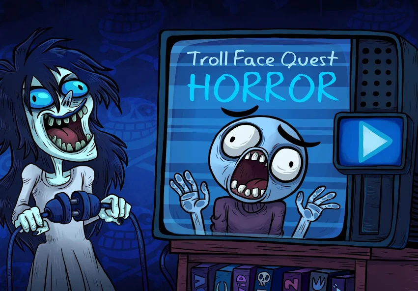 Скачать Troll Face Quest Horror [Взлом Бесконечные монеты] APK на Андроид