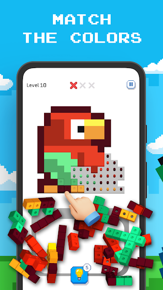 Скачать Blockin' Color - Block Puzzle [Взлом Много монет] APK на Андроид