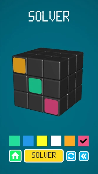 Скачать Решатель кубика Рубика [Взлом Бесконечные монеты] APK на Андроид