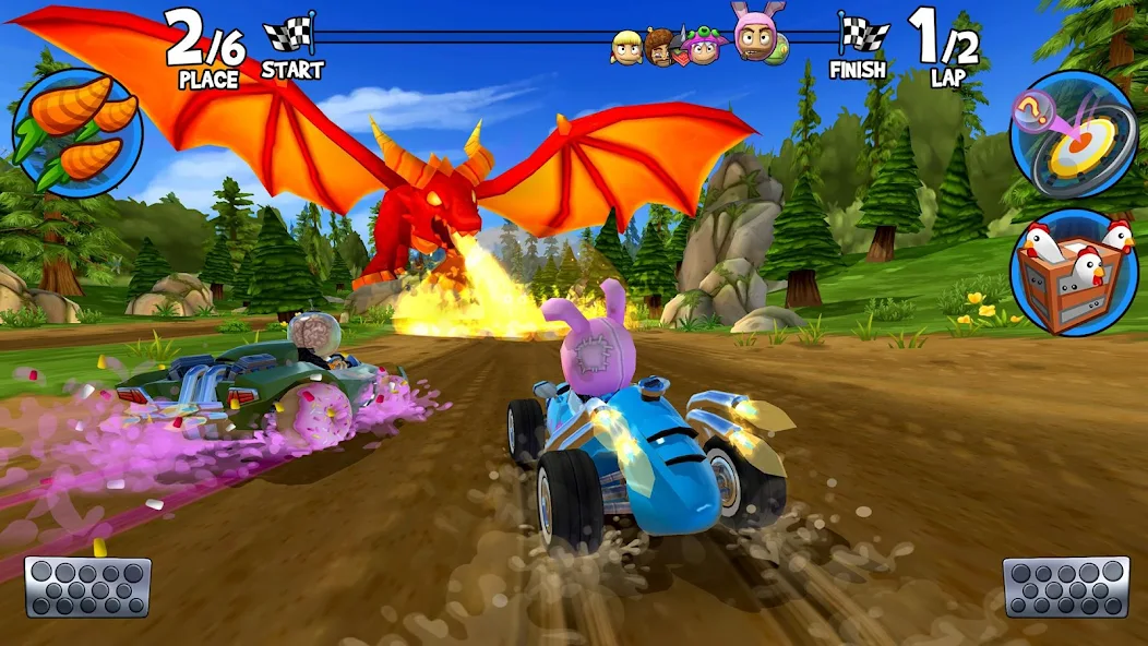 Скачать Beach Buggy Racing 2 [Взлом Бесконечные деньги] APK на Андроид