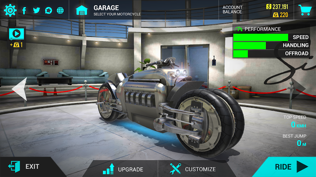 Скачать Ultimate Motorcycle Simulator [Взлом Много монет] APK на Андроид