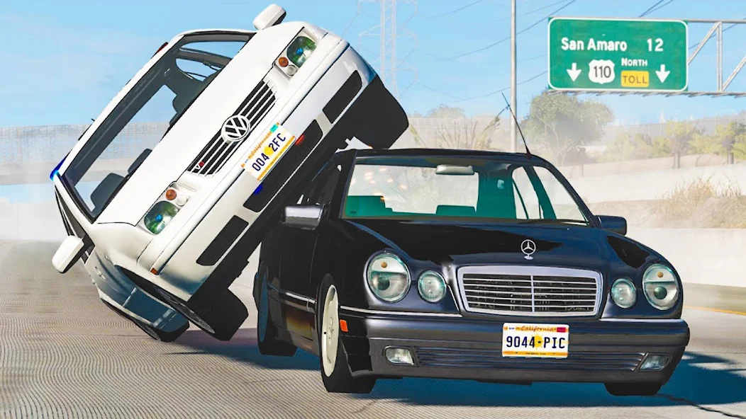 Скачать Realistic Car Crash Simulator [Взлом Бесконечные деньги] APK на Андроид