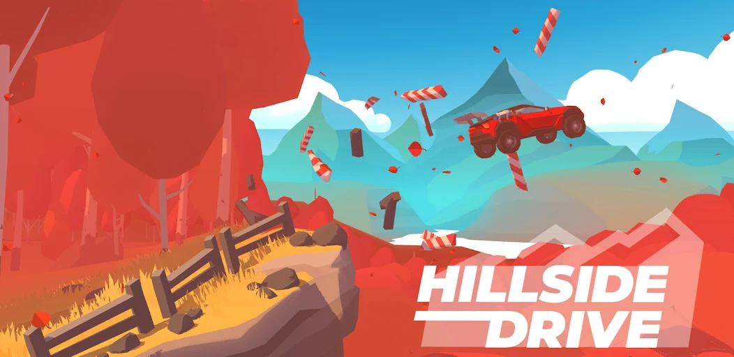 Скачать Hillside Drive Racing [Взлом Бесконечные монеты] APK на Андроид