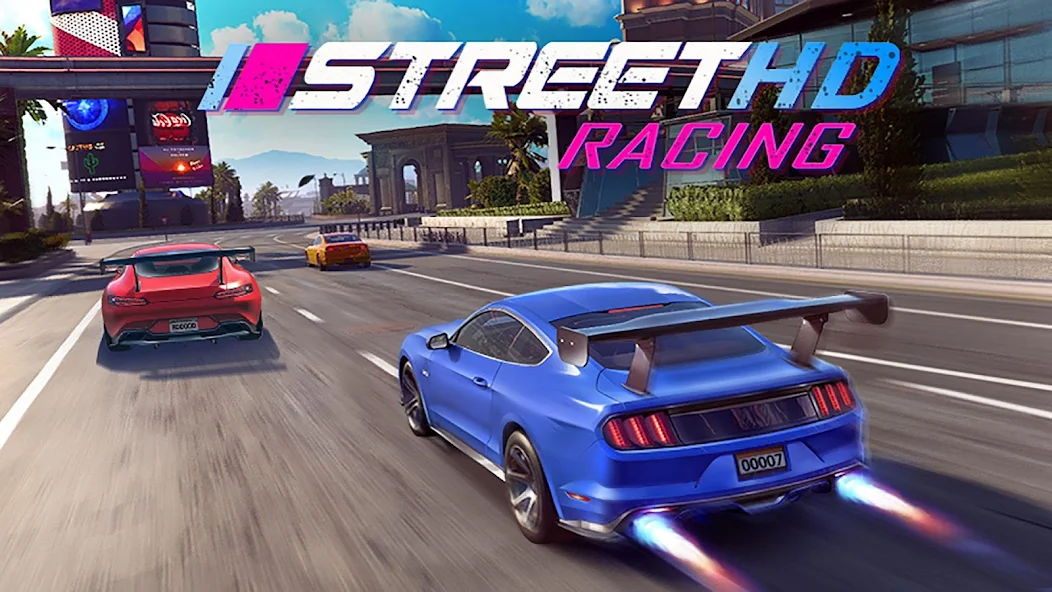Скачать Street Racing HD [Взлом Много монет] APK на Андроид