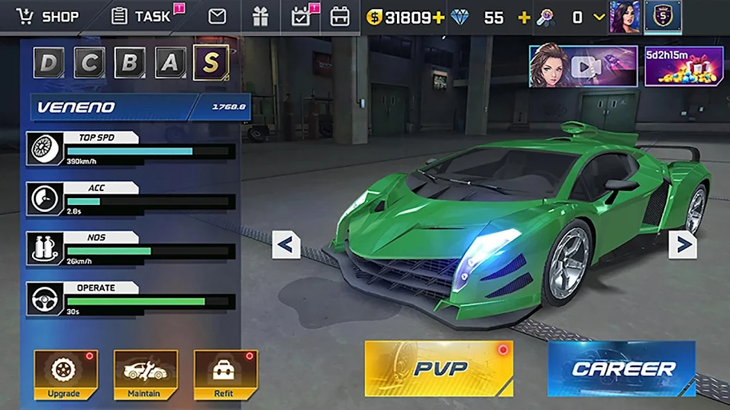 Скачать Street Racing HD [Взлом Много монет] APK на Андроид