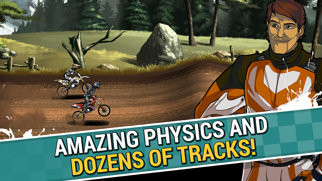 Скачать Mad Skills Motocross 2 [Взлом Бесконечные деньги] APK на Андроид