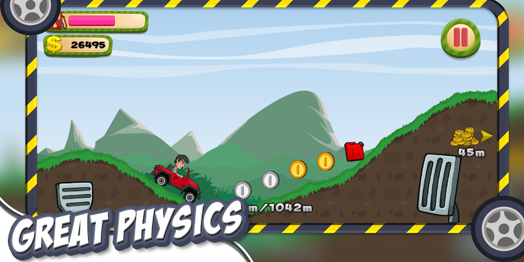 Скачать Hill Racing  [Взлом Много денег] APK на Андроид