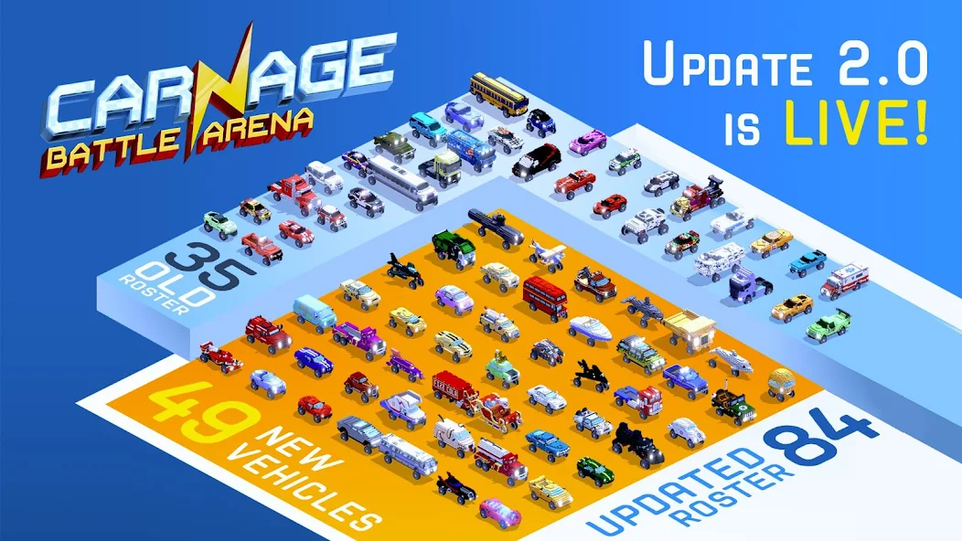 Скачать Carnage: Battle Arena [Взлом Много монет] APK на Андроид