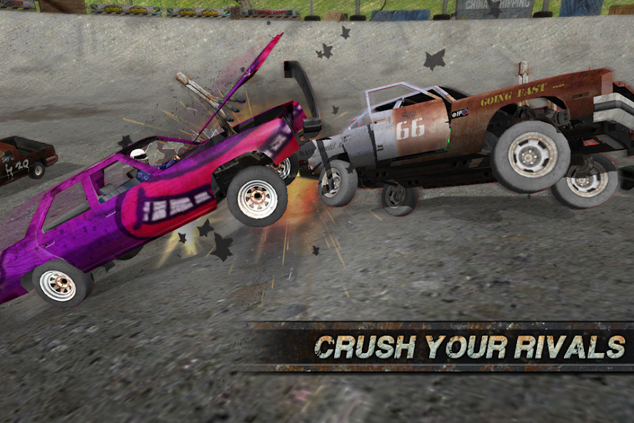 Скачать Demolition Derby: Crash Racing [Взлом Бесконечные монеты] APK на Андроид