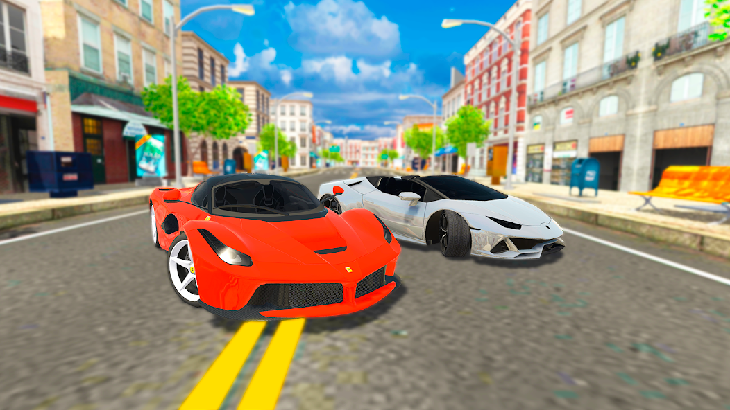 Скачать Car Driving Simulator: Online [Взлом Много монет] APK на Андроид