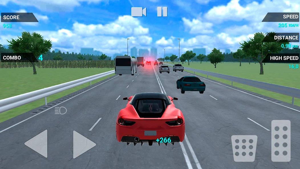 Скачать Traffic Racer Speeding Highway [Взлом Много монет] APK на Андроид