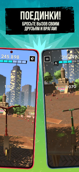 Скачать Touchgrind Scooter [Взлом Бесконечные деньги] APK на Андроид