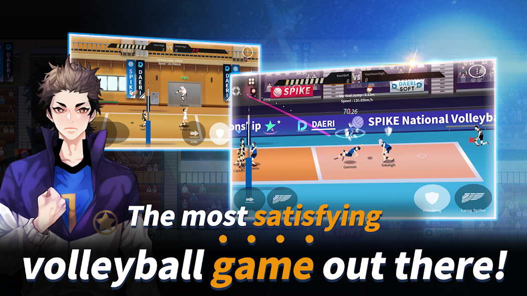 Скачать The Spike - Volleyball Story [Взлом Много денег] APK на Андроид