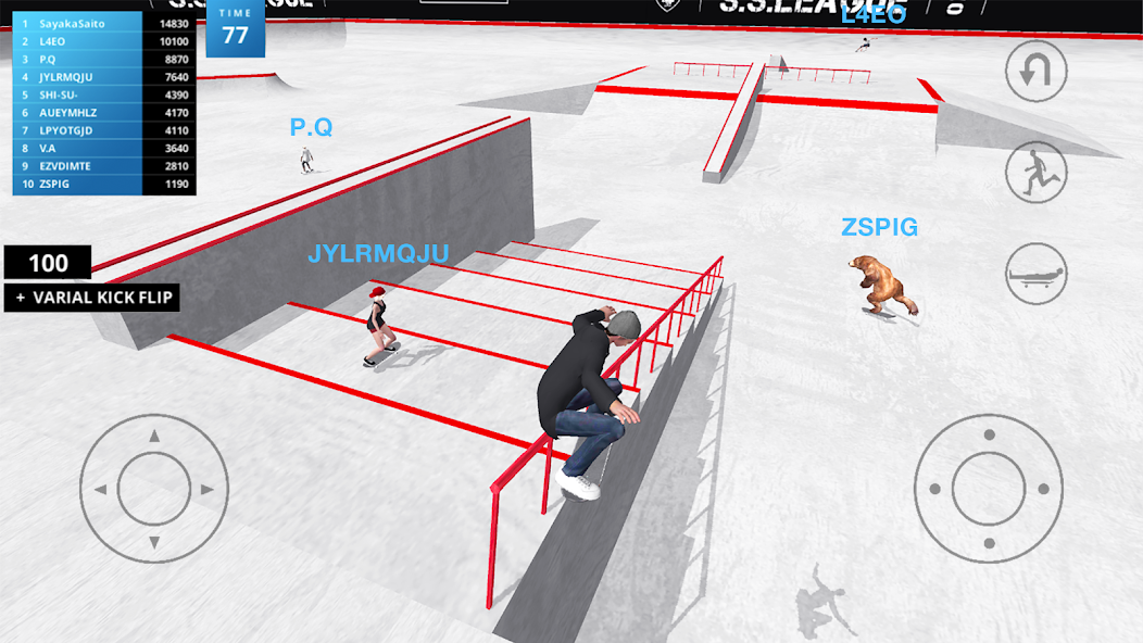 Скачать Skate Space [Взлом Бесконечные деньги] APK на Андроид