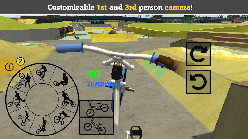 Скачать BMX FE3D 2 [Взлом Бесконечные монеты] APK на Андроид