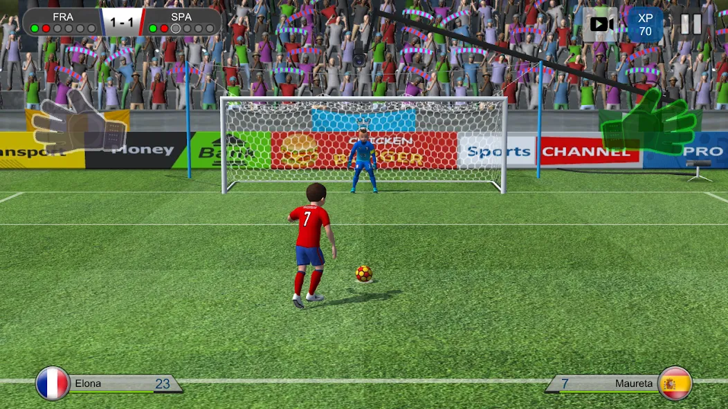 Скачать Pro Kick Soccer [Взлом Много монет] APK на Андроид