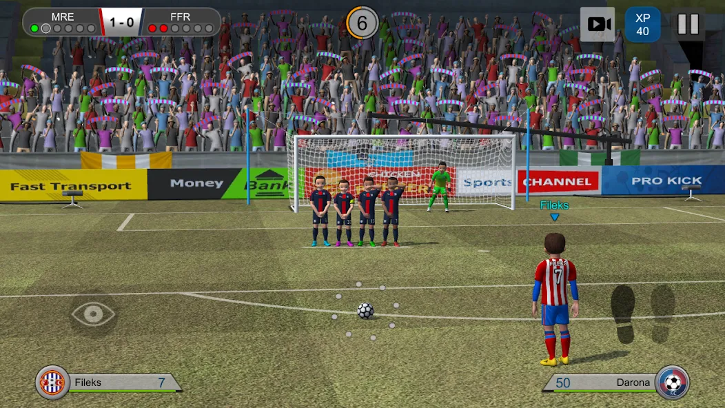 Скачать Pro Kick Soccer [Взлом Много монет] APK на Андроид