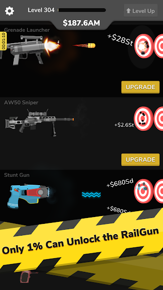 Скачать Gun Idle [Взлом Много денег] APK на Андроид