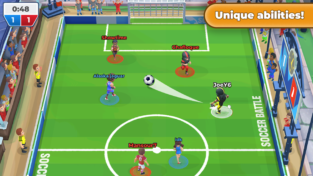 Скачать Футбол: Soccer Battle [Взлом Бесконечные монеты] APK на Андроид