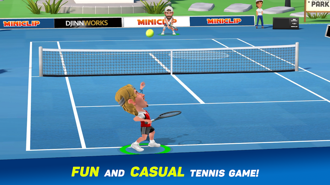 Скачать Mini Tennis: Perfect Smash [Взлом Бесконечные деньги] APK на Андроид