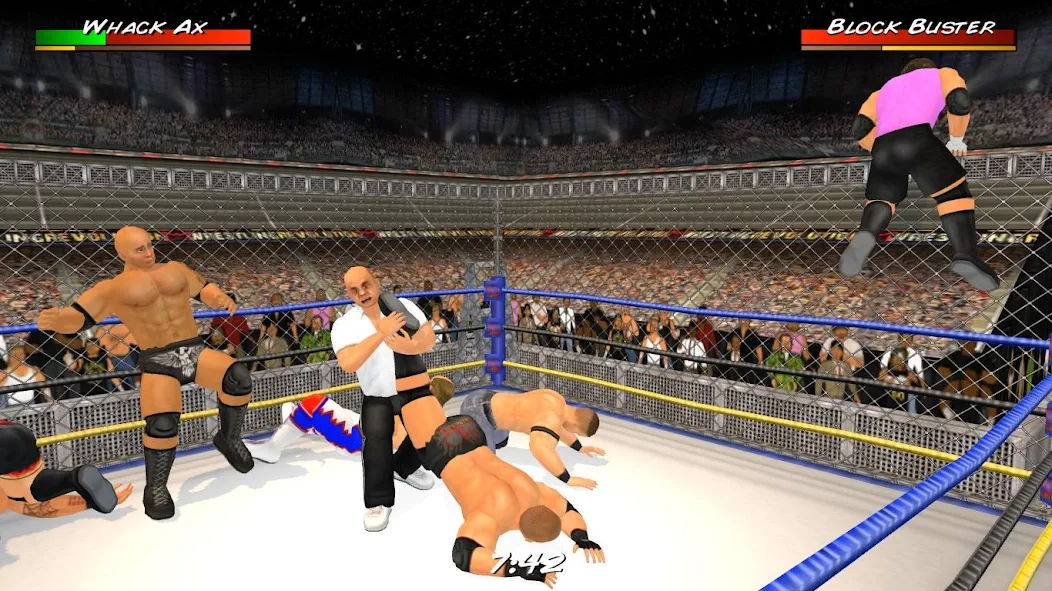 Скачать Wrestling Revolution 3D [Взлом Много монет] APK на Андроид