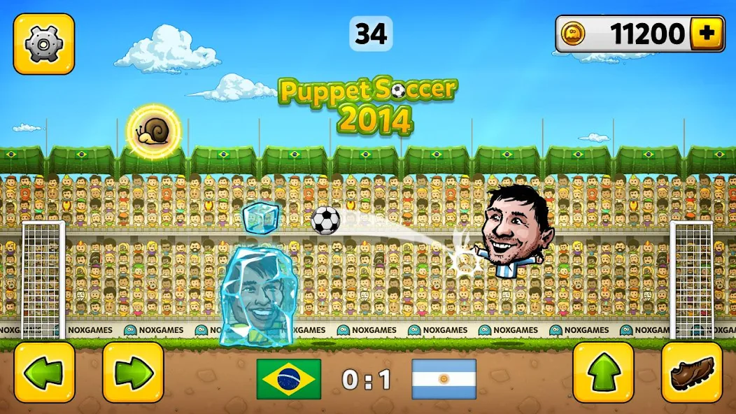 Скачать Кукольный футбол - Футбол [Взлом Много монет] APK на Андроид