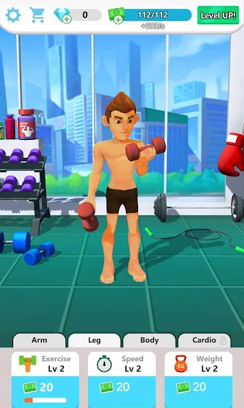 Скачать Muscle Tycoon 3D: MMA Boxing [Взлом Бесконечные деньги] APK на Андроид