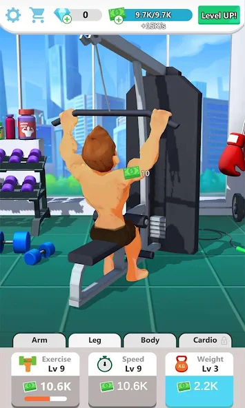 Скачать Muscle Tycoon 3D: MMA Boxing [Взлом Бесконечные деньги] APK на Андроид