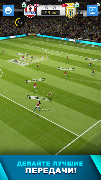 Скачать Ultimate Draft Soccer [Взлом Много монет] APK на Андроид