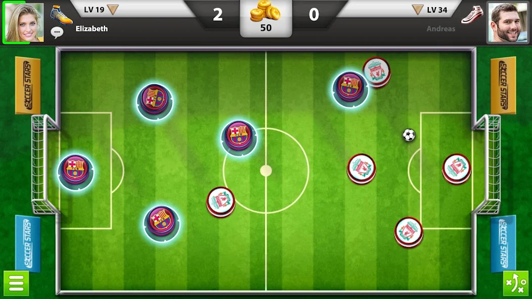 Скачать Soccer Stars: Football Kick [Взлом Много монет] APK на Андроид