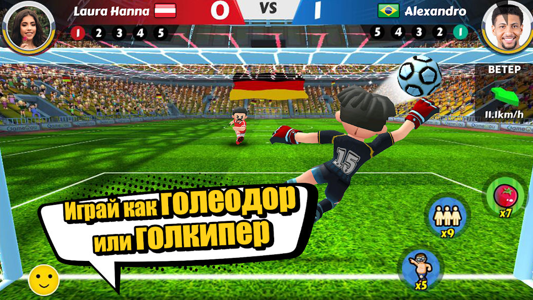 Скачать Perfect Kick2 -футбольная игра [Взлом Много монет] APK на Андроид
