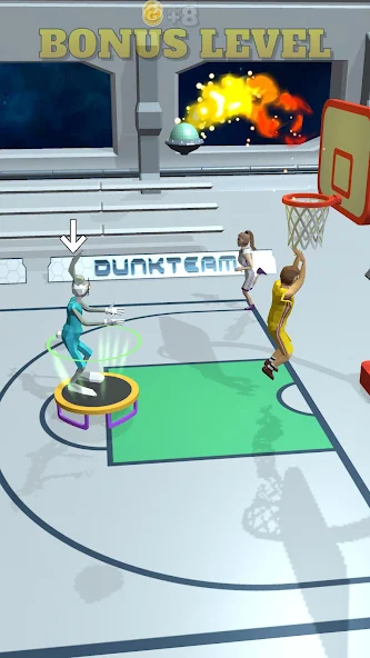 Скачать Dunk Team [Взлом Бесконечные монеты] APK на Андроид