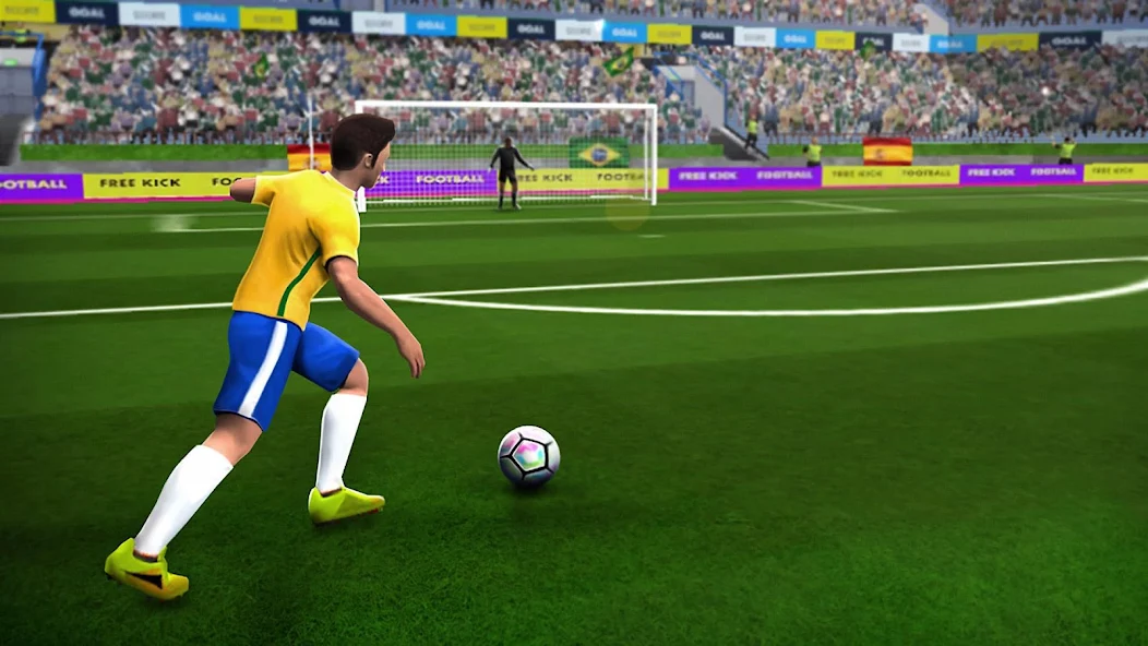 Скачать Freekick Football 2021 - Штраф [Взлом Много денег] APK на Андроид