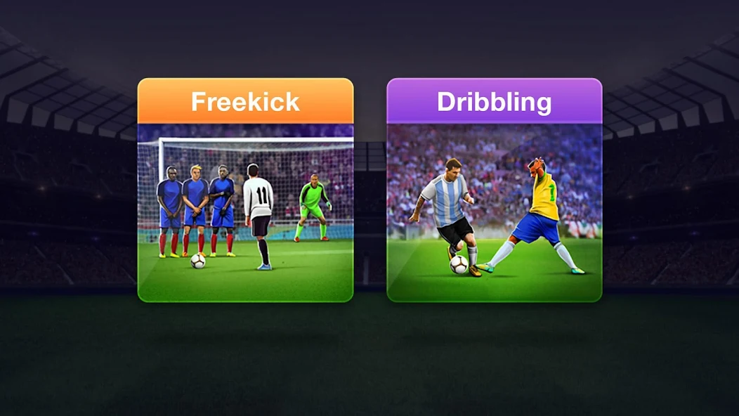 Скачать Freekick Football 2021 - Штраф [Взлом Много денег] APK на Андроид