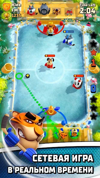 Скачать Rumble Hockey [Взлом Много денег] APK на Андроид