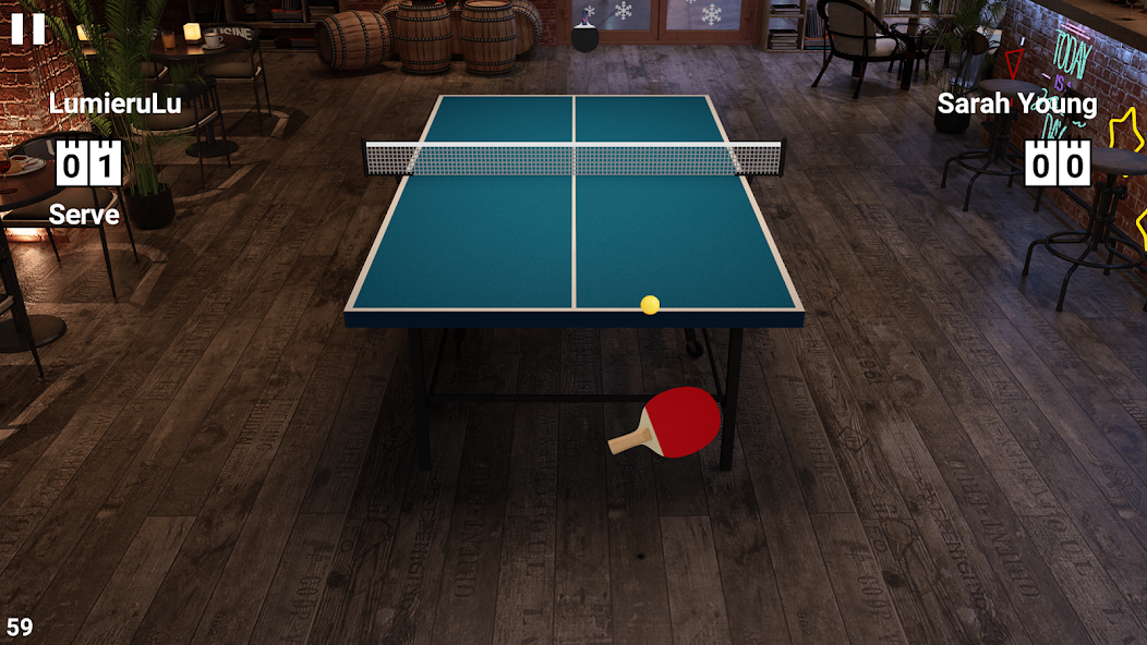 Скачать Virtual Table Tennis [Взлом Бесконечные деньги] APK на Андроид