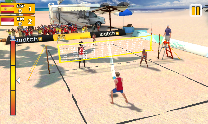Скачать Пляжный волейбол 3D [Взлом Много денег] APK на Андроид