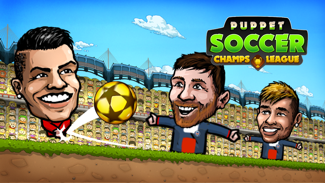 Скачать Puppet Soccer: Champs League [Взлом Бесконечные монеты] APK на Андроид