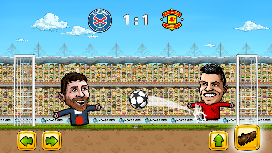 Скачать Puppet Soccer: Champs League [Взлом Бесконечные монеты] APK на Андроид