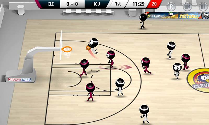 Скачать Stickman Basketball 2017 [Взлом Много монет] APK на Андроид