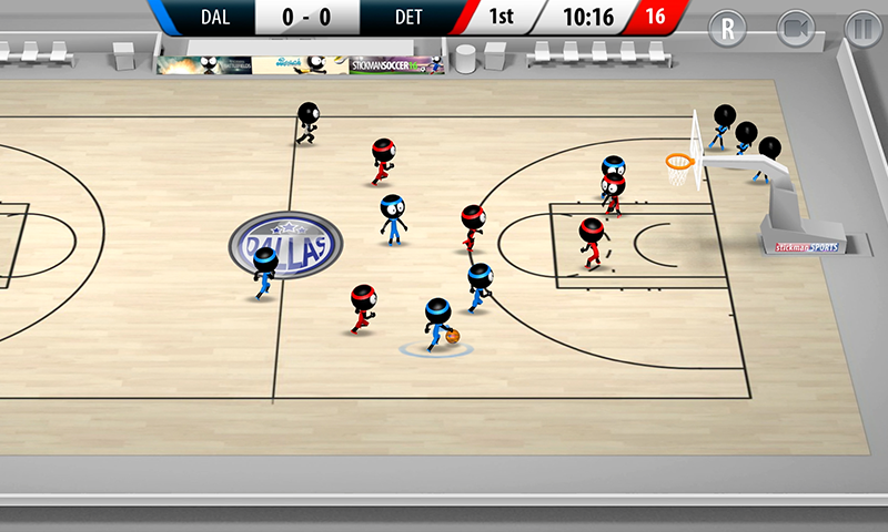 Скачать Stickman Basketball 2017 [Взлом Много монет] APK на Андроид