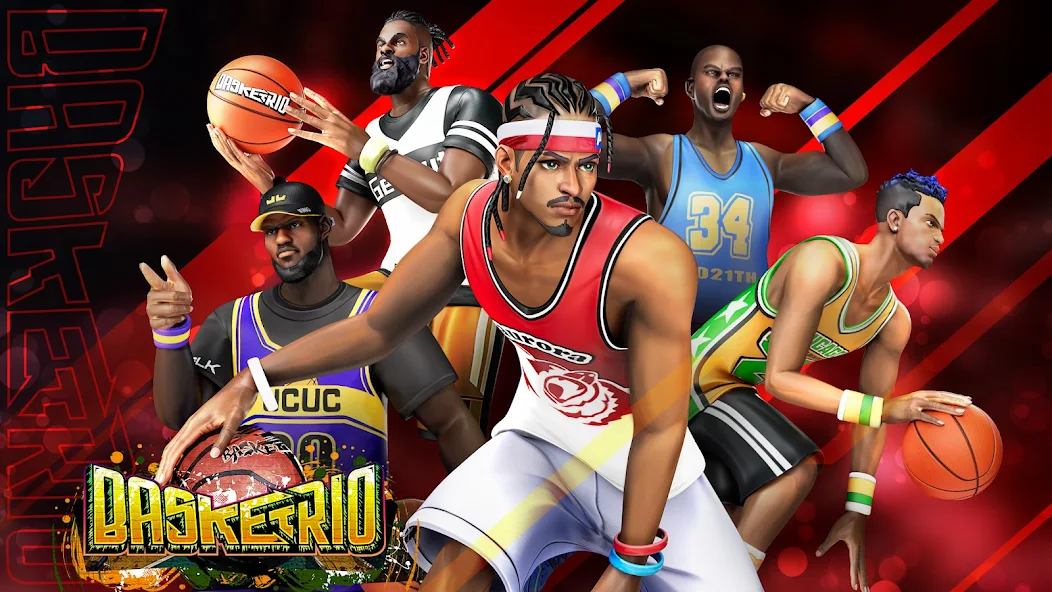 Скачать Basketrio - Allstar Streetball [Взлом Много денег] APK на Андроид