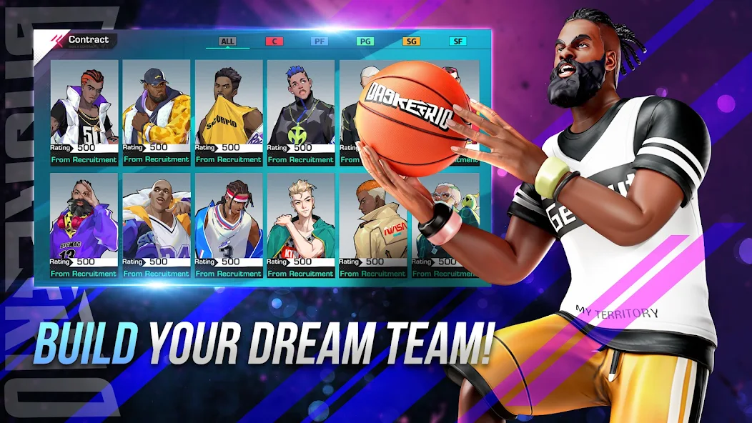 Скачать Basketrio - Allstar Streetball [Взлом Много денег] APK на Андроид