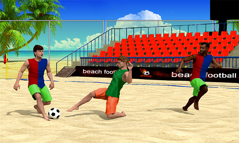 Скачать Пляжный футбол [Взлом Много денег] APK на Андроид