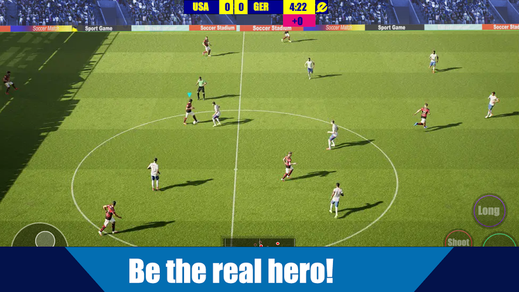 Скачать Football World Striker Soccer [Взлом Бесконечные монеты] APK на Андроид