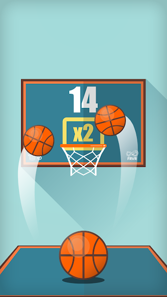 Скачать Basketball FRVR - Dunk Shoot [Взлом Бесконечные деньги] APK на Андроид