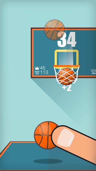 Скачать Basketball FRVR - Dunk Shoot [Взлом Бесконечные деньги] APK на Андроид