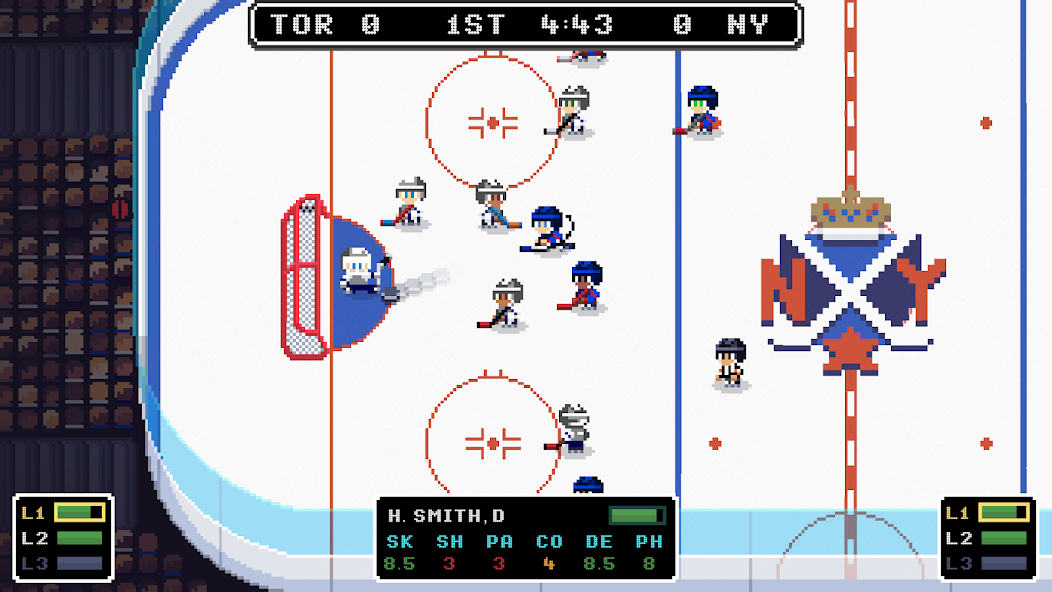 Скачать Ice League Hockey [Взлом Много денег] APK на Андроид