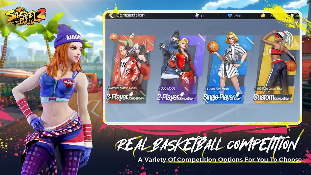 Скачать Streetball2: On Fire [Взлом Много монет] APK на Андроид