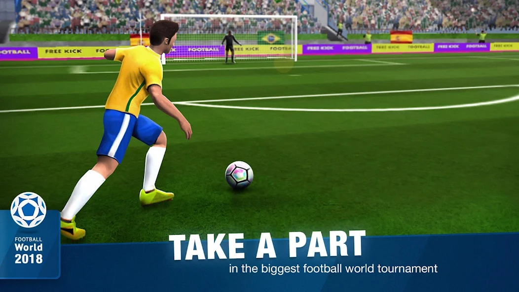 Скачать EURO FreeKick Football 2021 [Взлом Много монет] APK на Андроид